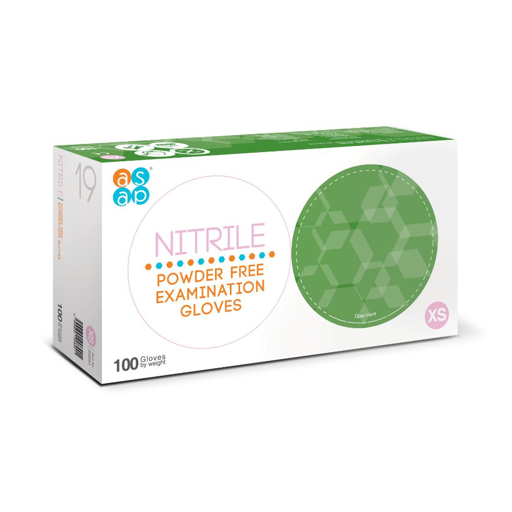 ASAP Pink Nitrile Gloves, Pack of 100