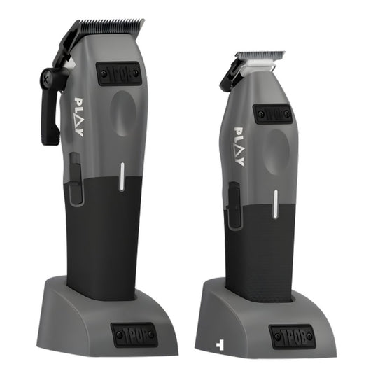 TPOB PLAY Gun Metal Grey Bundle (Clipper & Trimmer)
