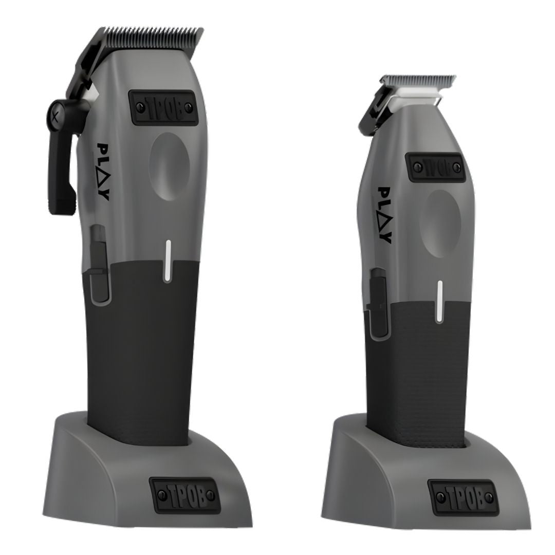 TPOB PLAY Gun Metal Grey Bundle (Clipper & Trimmer)