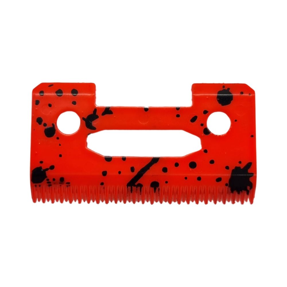 BarberBro. Stagger Tooth Ceramic Cutting Blade for Wahl Magic Clip - Neon Red