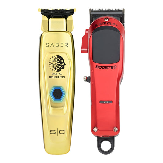 Gamma+ Boosted Clipper & Stylecraft Saber Trimmer Combo