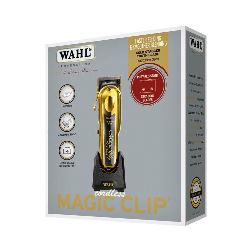  Wahl Professional 5 Star Gold Cordless Magic Clip Hair