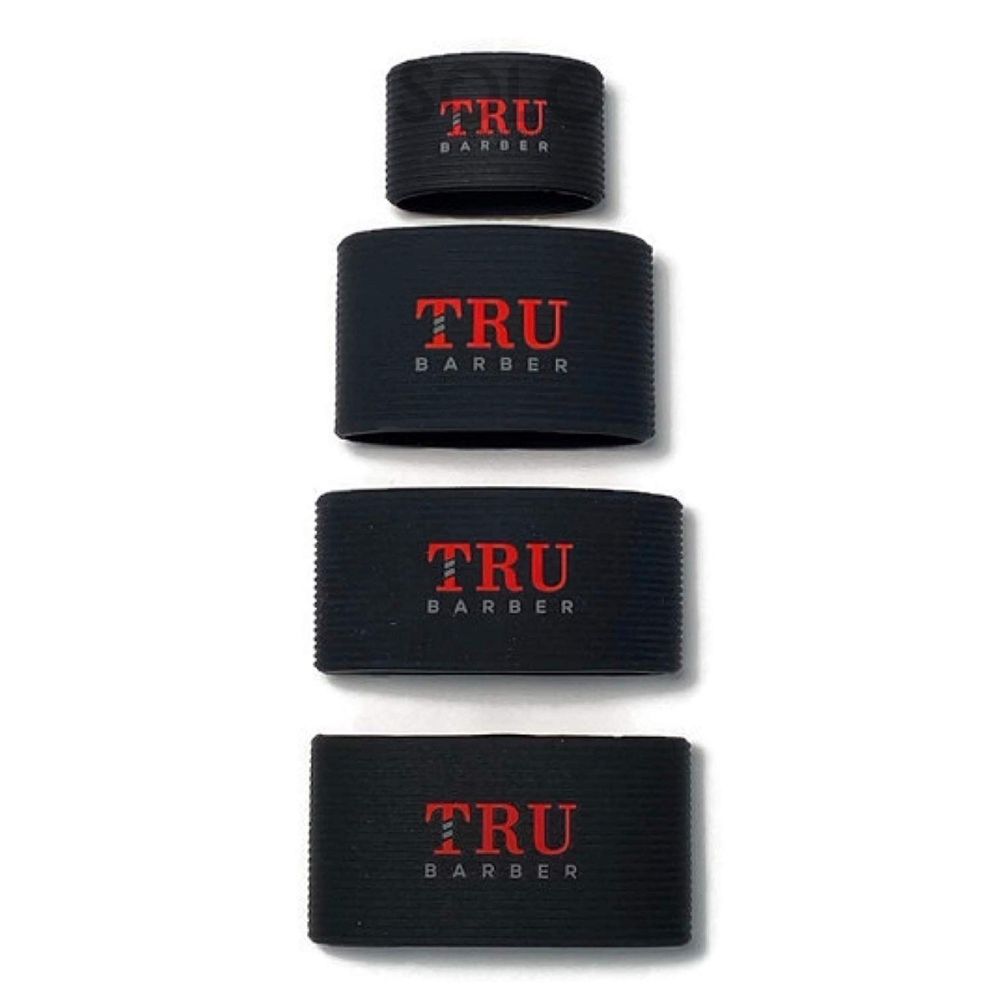 TRU Barber Grip Bands Black