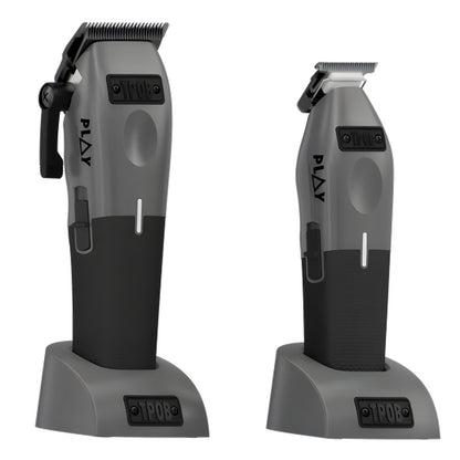 TPOB PLAY Gun Metal Grey Bundle (Clipper & Trimmer)