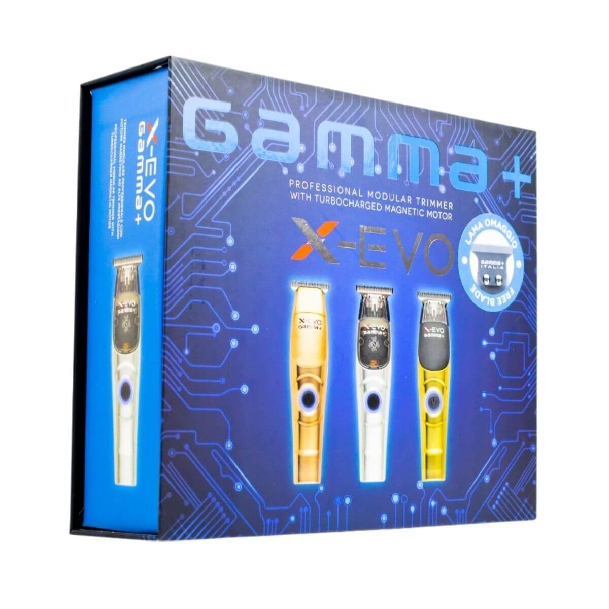 Gamma+ Professional X-Evo Trimmer - Drape & Fade Barber Supplies