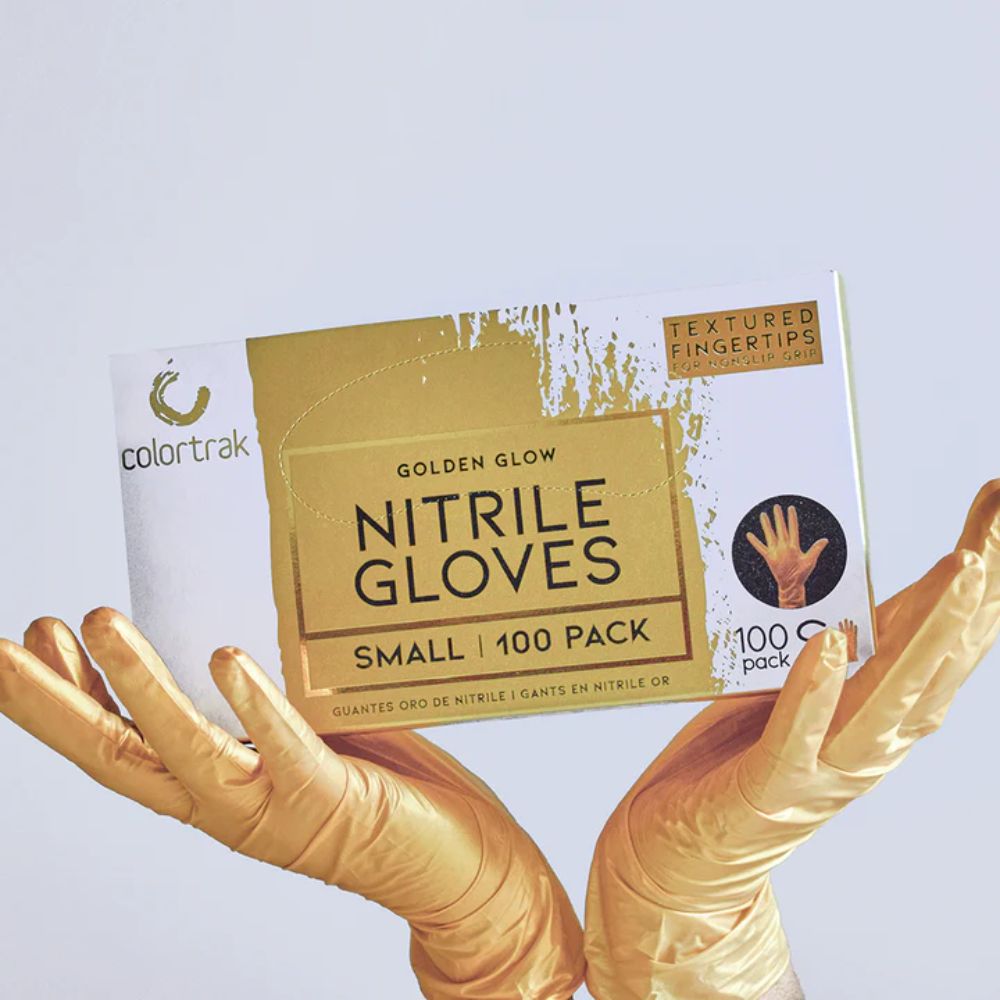 Colortrak Luminous Collection Nitrile Gloves Golden Glow